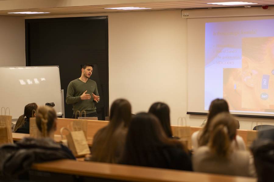 Lecturer during the course