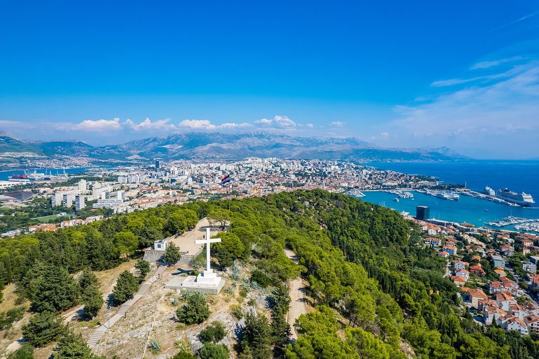 Pogled na Split s Marjana